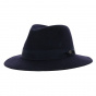 Chapeau Made in France Traveller Max feutre laine Marine - Traclet