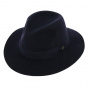 Chapeau Made in France Traveller Max feutre laine Marine - Traclet