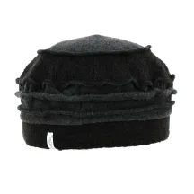 Toque Edline Noir & anthracite - Traclet Reference : 18686 | Chapellerie Traclet