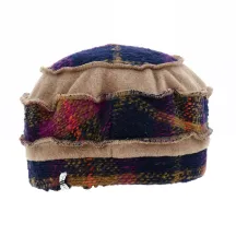 Edline Camel & Purple Beanie - Traclet Reference: 18706 | Traclet Hat Shop