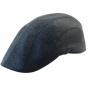 Kenosee Wool & Cashmere Flat Cap Anthracite - Aussie Apparel