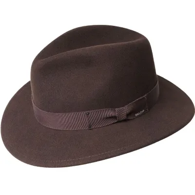 Chapeau Fedora Curtis Feutre Marron - Bailey