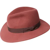 Chapeau Fedora Curtis Feutre Terracotta - Bailey- boutique bailey Reference : 18755| Chapellerie Traclet