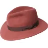 Chapeau Fedora Curtis Feutre Terracotta - Bailey- boutique bailey Reference : 18755| Chapellerie Traclet
