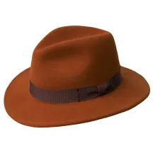 Chapeau Fedora Curtis Feutre Henné - Bailey