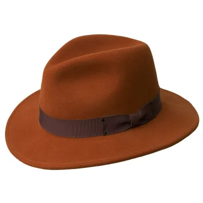Chapeau Fedora Curtis Feutre Henné - Bailey