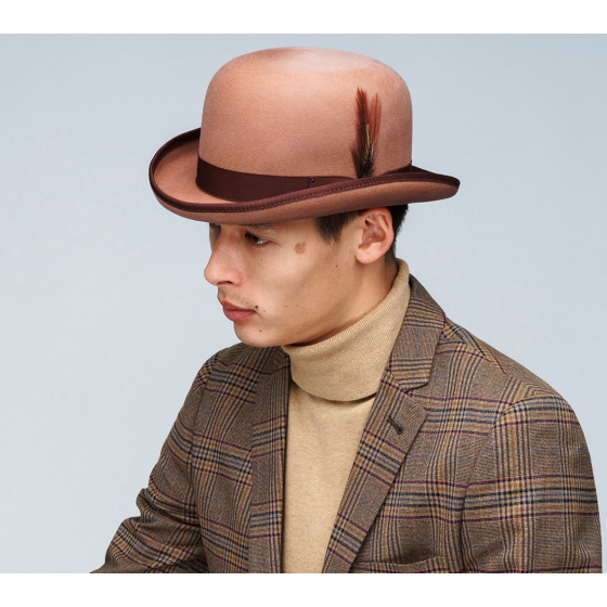 Bailey Italian Clay Felt Derby Bowler Hat
