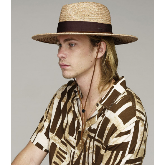Natural Straw Kai Traveller Hat - Bailey
