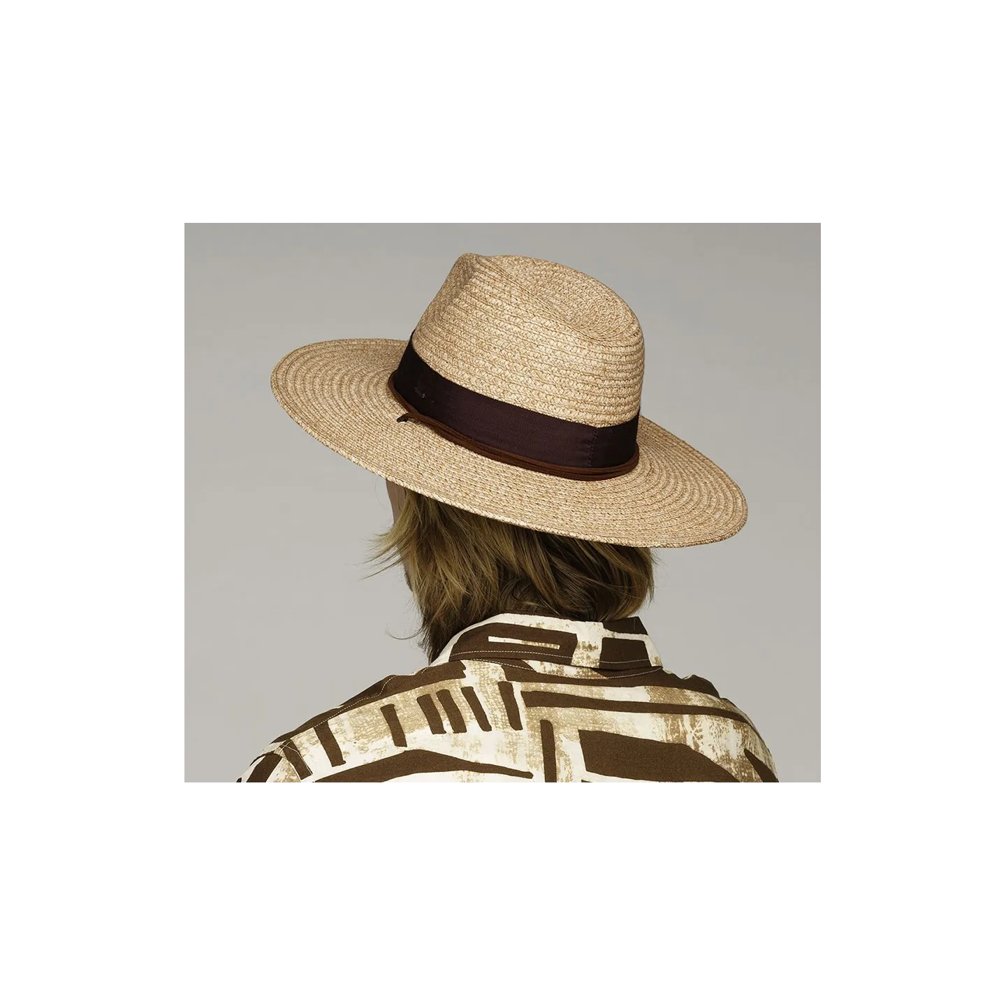 Natural Straw Kai Traveller - Bailey Reference: 10693 | Traclet Hatters
