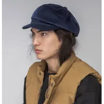 Casquette Gavroche Cord Spitfire Marine - Kangol