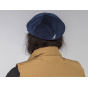 Navy Spitfire Cord Newsboy Cap - Kangol