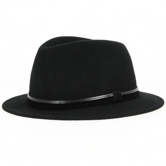 Traveller Siene Waterproof Felt Hat Black - Traclet