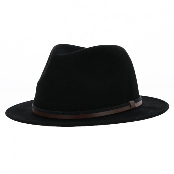 Traveller Siene Waterproof Felt Hat Black - Traclet