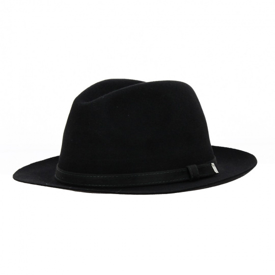 Tolosa Black Rabbit Felt Hat - Traclet