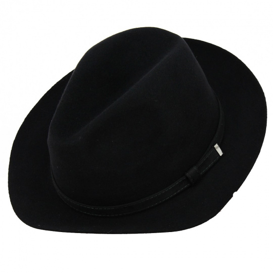 Chapeau Tolosa Feutre Lapin Noir - Traclet