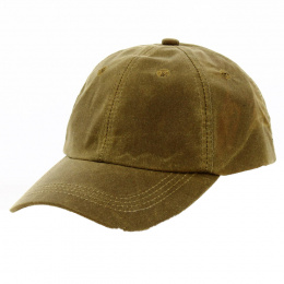 Brown Waxed Cotton Coogie Baseball Cap - Traclet
