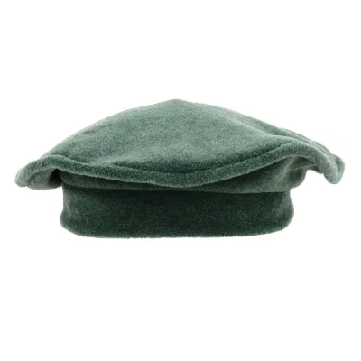 Pine Green Odile Fleece Beret - Traclet Reference: 18790 | Traclet Hat Shop