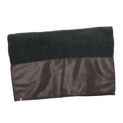 Polar Fleece & Faux Leather Sylvie Scarf - Traclet Reference: 18793 | Traclet Hat Shop