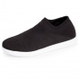 Black Laceless Stretch Knit Sneakers - Isotoner