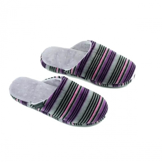 Chaussons mules Femme Velours Semelle X-TRA CONFORT - Isotoner
