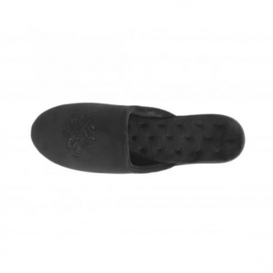 Chaussons mules femme Suédine - talon 4 cm - Isotoner