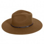 Brown Wool Felt Traveller Banjo Hat - Conner Hats