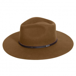 Brown Wool Felt Traveller Banjo Hat - Conner Hats