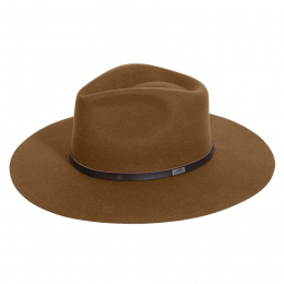 Brown Wool Felt Traveler Banjo Hat - Conner