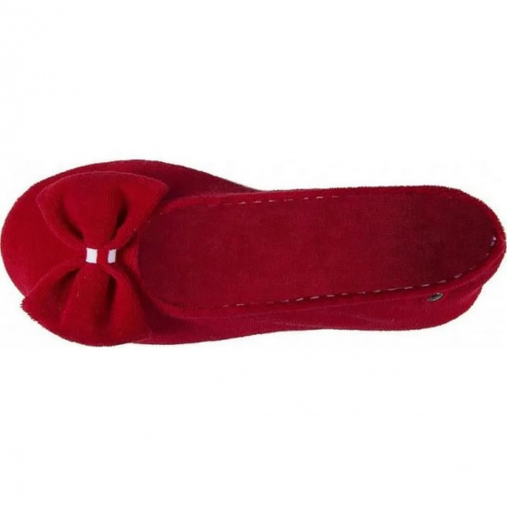 Ballerines Femme Eponge Nœud Rouge - Isotoner
