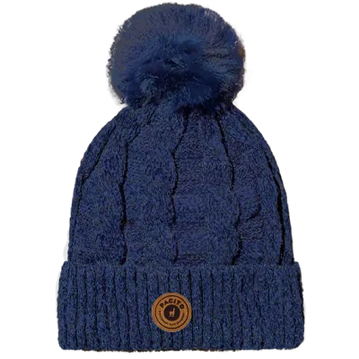 Navy Calida Pompom Beanie - Pacito Reference: 18812| Traclet Hat Shop
