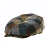 Casquette Hatteras Avelino Patchwork Laine - Traclet Reference : 18813 | Chapellerie Traclet