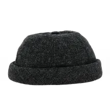 Bonnet Docker Cooper Laine Gris - Mtm Reference : 18815 | Chapellerie Traclet