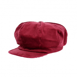 La Jota Black Velvet Newsboy Cap - Traclet