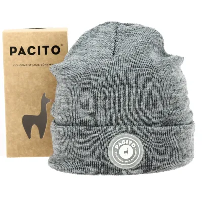 Bonnet Tricot Lolita Gris - Pacito Reference : 18822 | Chapellerie Traclet