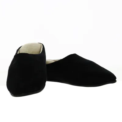 Men's Black Mule Slippers - Isotoner Reference: 18824| Traclet Hat Shop