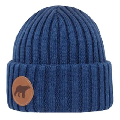 Björn Merino Wool Cuffed Beanie in Blue - Super Yellow Reference: 6067 | Chapellerie Traclet