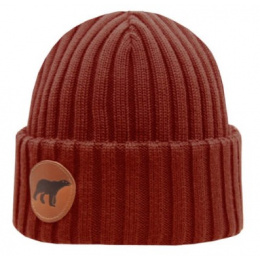 Björn Merino Wool Cuffed Beanie Cognac - Super Yellow