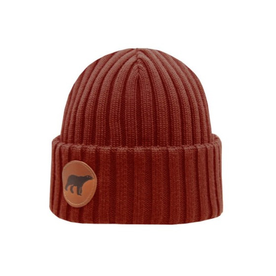Björn Merino Wool Cuffed Beanie Cognac - Super Yellow