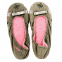 Taupe Ballet Flats - Isotoner