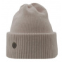 Norden Merino Wool Cuffed Beanie Vanilla - Super Yellow