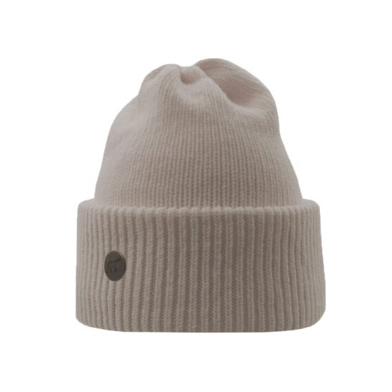 Norden Merino Wool Cuffed Beanie Vanilla - Super Yellow