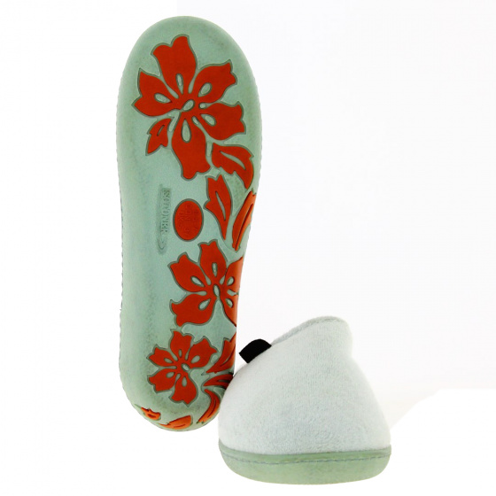 Sky Blue Summer Terry Slippers - Isotoner