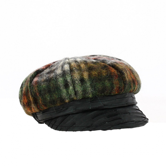 Casquette gavroche Elsa Laine Marron - Traclet