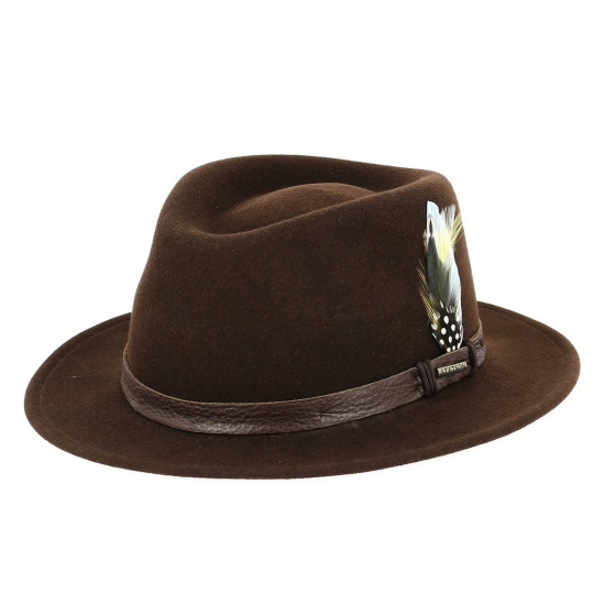 Chapeau Traveller Lindsey Feutre Beige - Stetson