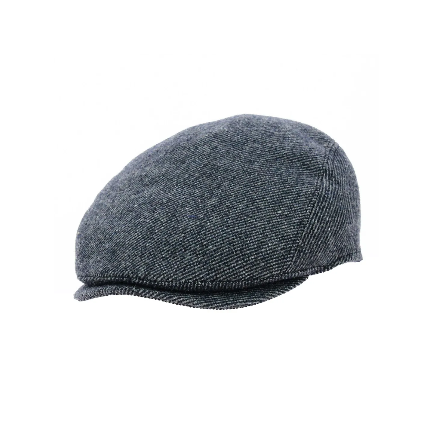 Casquette Plate Laine Rayures Bleues - Flechet