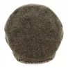 Brown Wool & Cashmere Flat Cap - Flechet Reference: 18858 | Chapellerie Traclet
