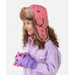 Pink Kamikaze Ushanka For Girls - Barts