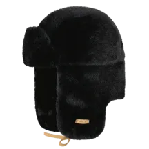 Black Faux Fur Lucerne Ushanka - Barts Reference: 8338 | Chapellerie Traclet