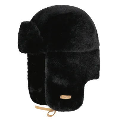 Black Faux Fur Lucerne Ushanka - Barts Reference: 8338 | Chapellerie Traclet