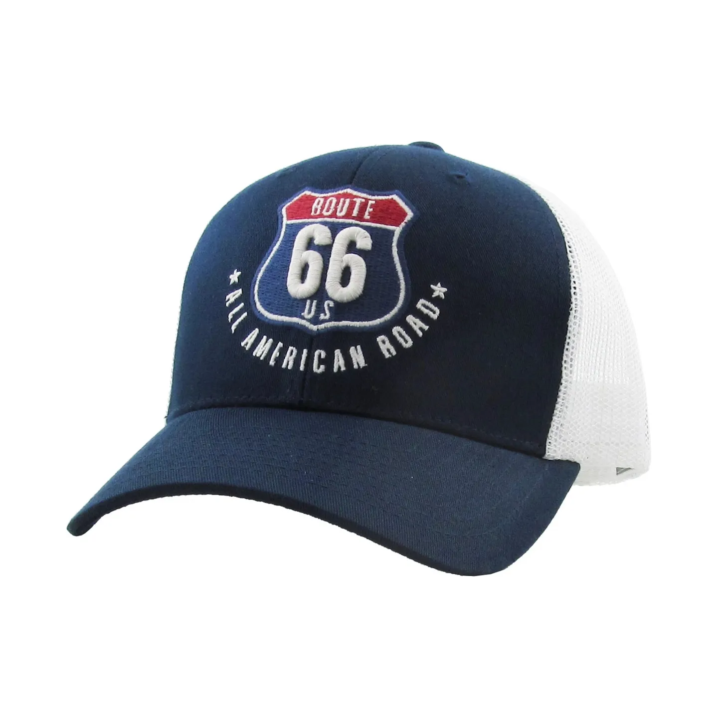 Casquette Snapback Route 66 Bleu & Blanc - Kbthos